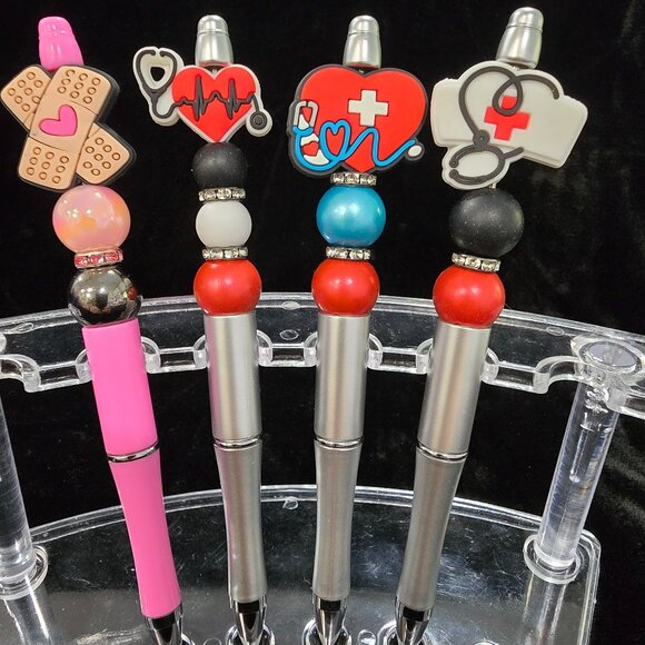 Pick-a Pretty Pen "Nurse" Themed Pens w/Black Ink by PenGwensPosh - Picture 2 of 3